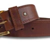 Carhartt Mens Hamilton Brown Leather Belt