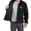 Carhartt Mens Full Swing Washed Duck Fleece Lined Jacket