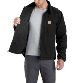 Carhartt Mens Full Swing Washed Duck Fleece Lined Jacket