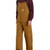 Carhartt Mens Loose Fit Firm Duck Insulated Bib Overall