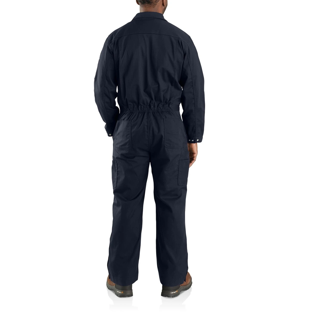 Carhartt Carhartrt Mens Dark Navy Flame-Resistant Loose Fit Twill Coverall - Image 2
