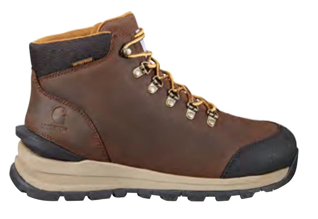 Carhartt Mens Dark Brown Gilmore Waterproof 5 Inch Work Hiker