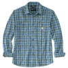 Carhartt Mens Rugged Flex Relaxed Fit Lightweight Long Sleeve Plaid Shirt
