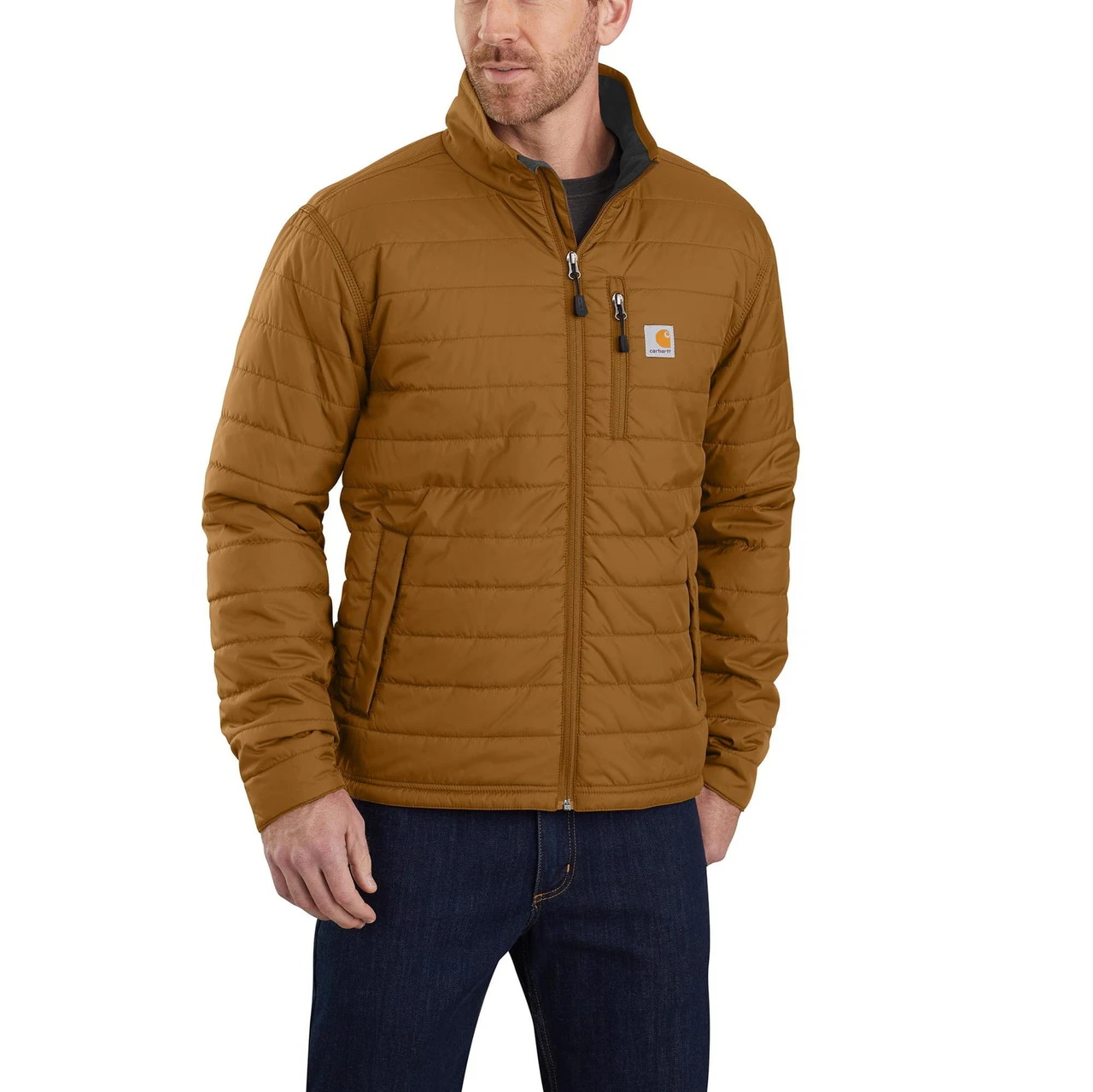 Carhartt Mens Rain Defender Relaxed Fit Lightweight Insulated Jacket
