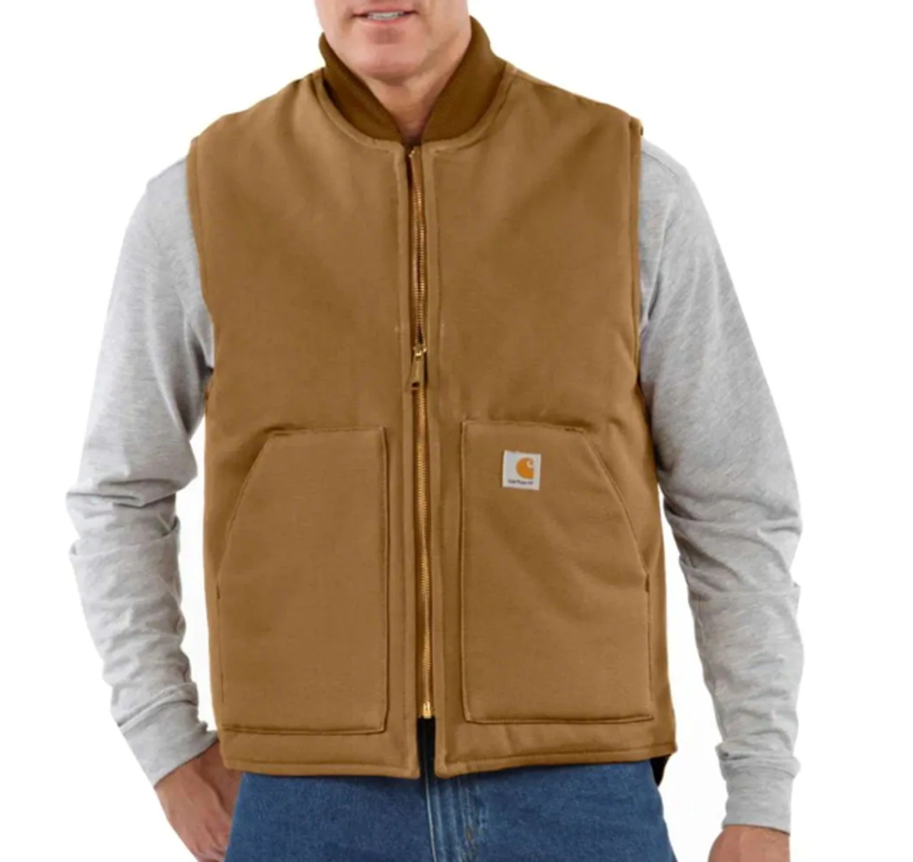 Carhartt Mens Arctic-Quilt Lined Duck Vest - Image 2